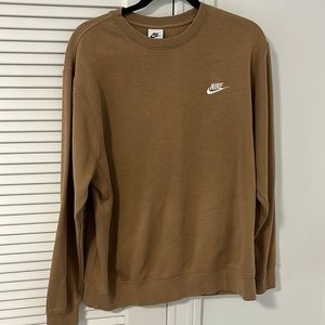Brown nike crewneck